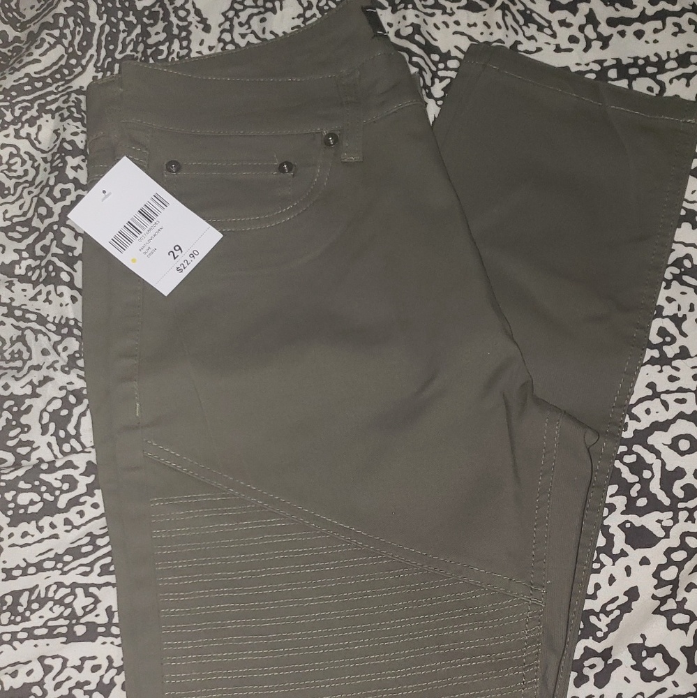 Olive Green Forever XX1 Mens Jeans